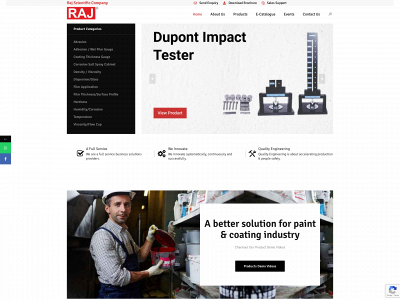 rajscientific.com snapshot