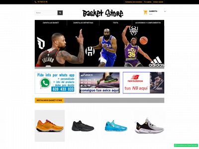 basketstore.es snapshot