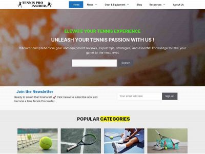tennisproinsider.com snapshot