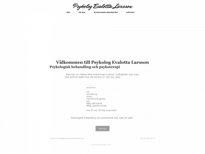 psykologevalottalarsson.se snapshot