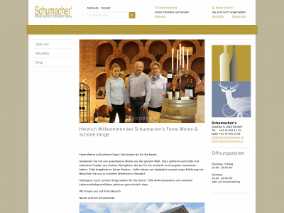 www.schumacherweine.ch snapshot