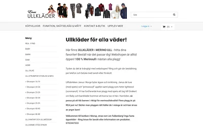 ullklader.se snapshot