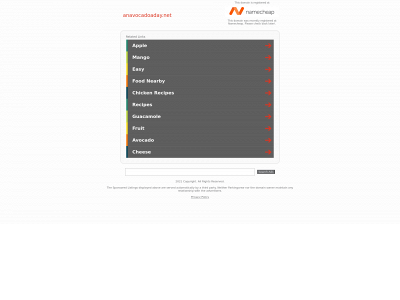 anavocadoaday.net snapshot