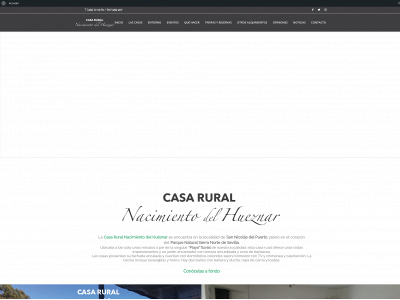 casaruralsierranortedesevilla.com snapshot
