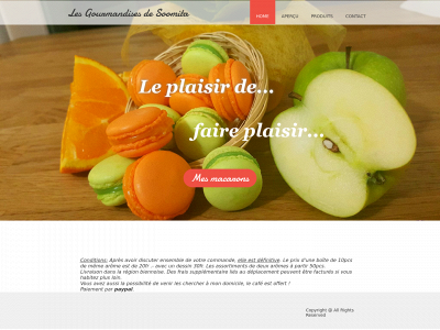 gourmandises-de-soomita.ch snapshot