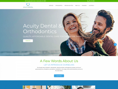 acuityortho.com snapshot