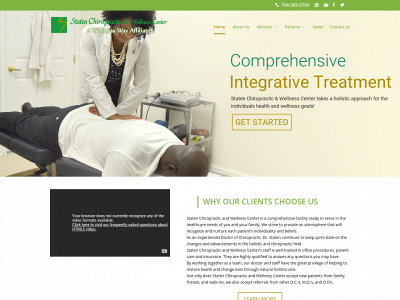 statenchiropractic.com snapshot