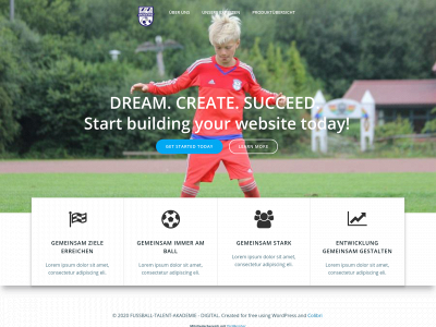 fussballtalentakademie.com snapshot