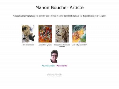 manonboucher-artsvisuels.com snapshot