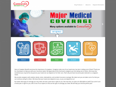 caregiverbenefits.biz snapshot