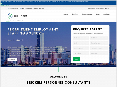brickellpersonnel.com snapshot
