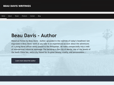 beaudaviswritings.com snapshot
