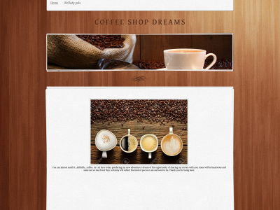 coffeeshopdreams.com snapshot