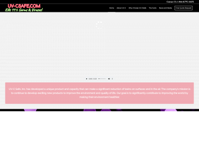 www.uv-csafe.com snapshot