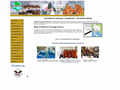 thailandservicecorps.org snapshot