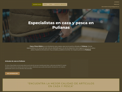 cazaypescabailon.com snapshot