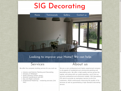 sigdecorating.co.uk snapshot