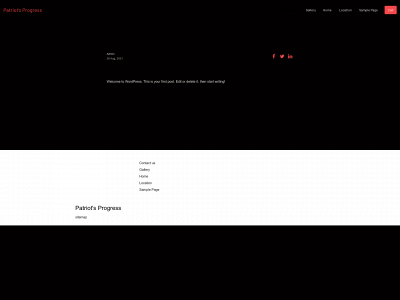 patriotsprogress.org snapshot