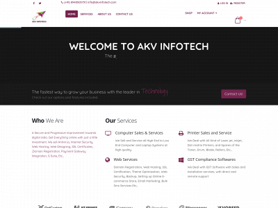 www.akvinfotech.com snapshot