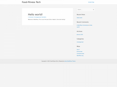 food-fitnesstech.com snapshot