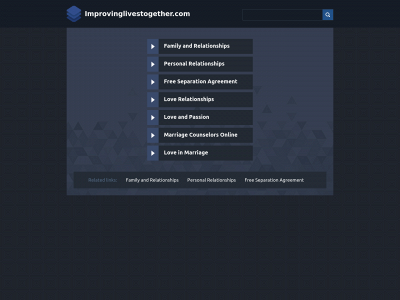 improvinglivestogether.com snapshot