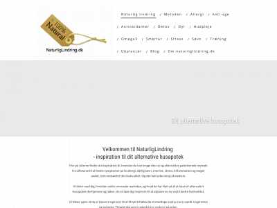 naturliglindring.dk snapshot