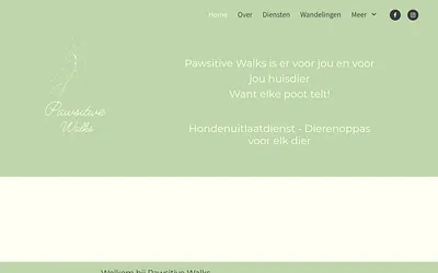 pawsitivewalks.be snapshot