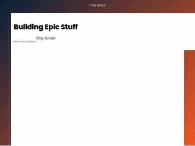 moveyourmachine.com snapshot