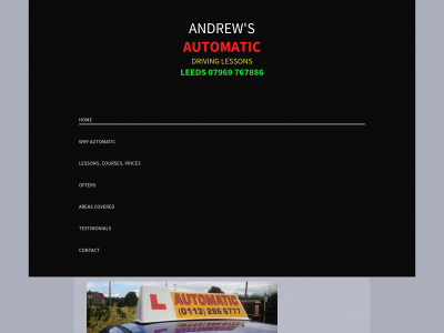 andrewsautomaticlessons.co.uk snapshot