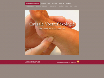 causalevoetreflexologie.be snapshot