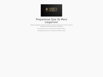 siouxmexico.com snapshot