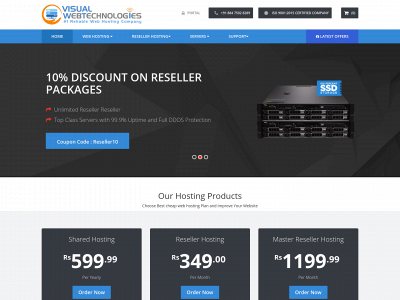 visualwebtechnologies.in snapshot