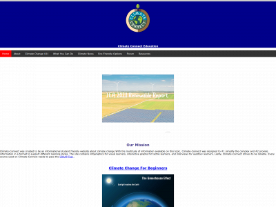 climateconnectedu.com snapshot
