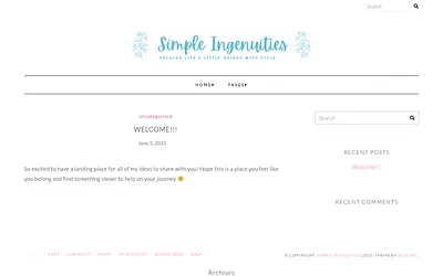 simpleingenuities.com snapshot