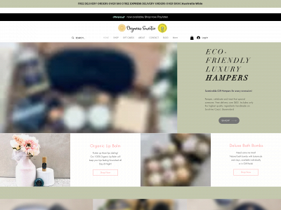 www.theorganicsweetie.com snapshot