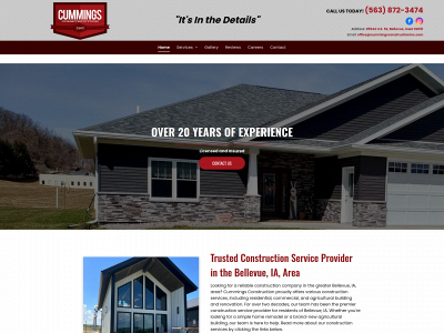 cummingsconstructioninc.com snapshot