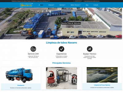 limpiezaydesatascosnavarro.com snapshot