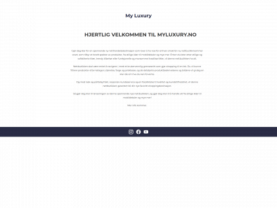 myluxury.no snapshot