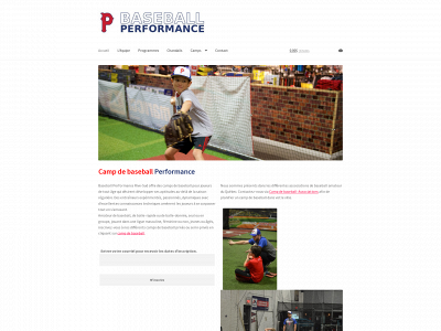 campdebaseball.com snapshot