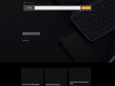 technomad.blog snapshot