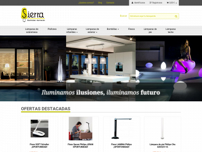 www.sierrailuminacion.com snapshot