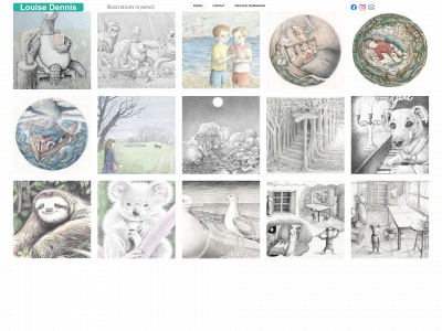 louisedennisillustration.co.uk snapshot