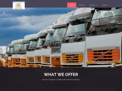 kenzamtranspo.com snapshot