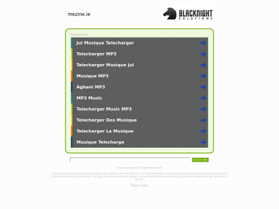 mezine.ie snapshot