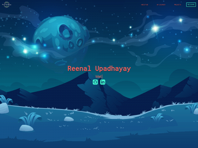 reenalupadhayay.tech snapshot