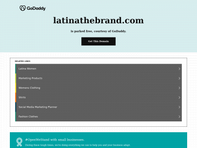 latinathebrand.com snapshot