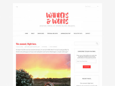 wandersandwords.com snapshot