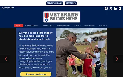 veteransbridgehome.org snapshot