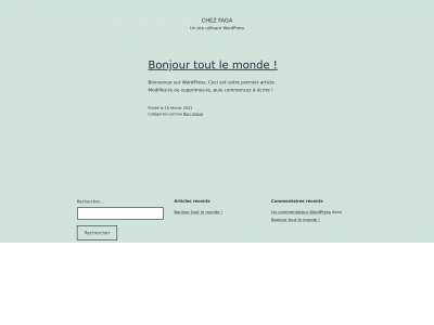 chezfaga.fr snapshot