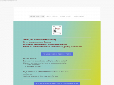 www.appliedminds.co.za snapshot